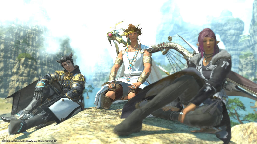 Raziel Dantalion (left), Leo Howlite (center), Seiya Solainteau (right)